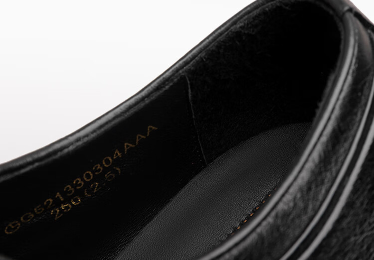 Goldlion Men's Derby Shoes, Business Formal Shoes, Fashionable And Comfortable Leather Shoes G521330304AAA Black Size 39 9