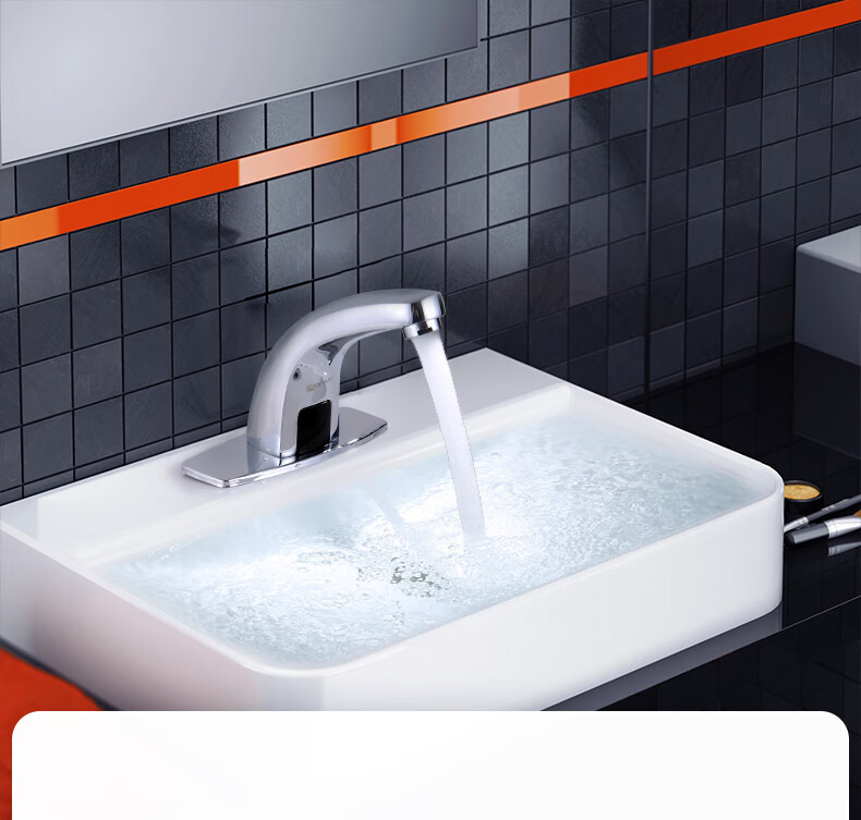 Interhasa! C202 Brass Automatic Sensor Faucet for Hot And Cold Water, Bathroom Sink And Washbasin Tap with Smart Sensor 2