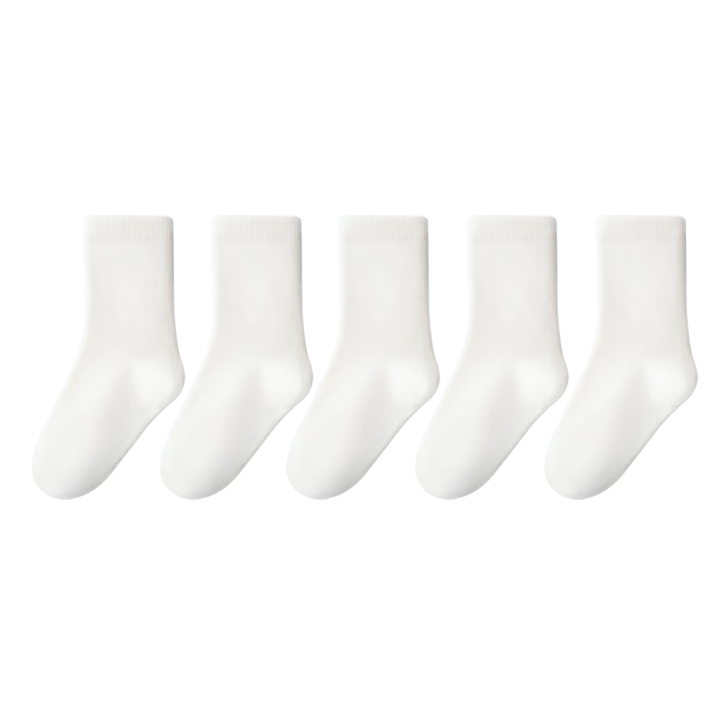 Beibi Children's Socks Spring And Autumn Mid-Calf Socks Pure Cotton Odor-Resistant All-Season Thickened Boys Girls All-Cotton Socks 0-12 Months
