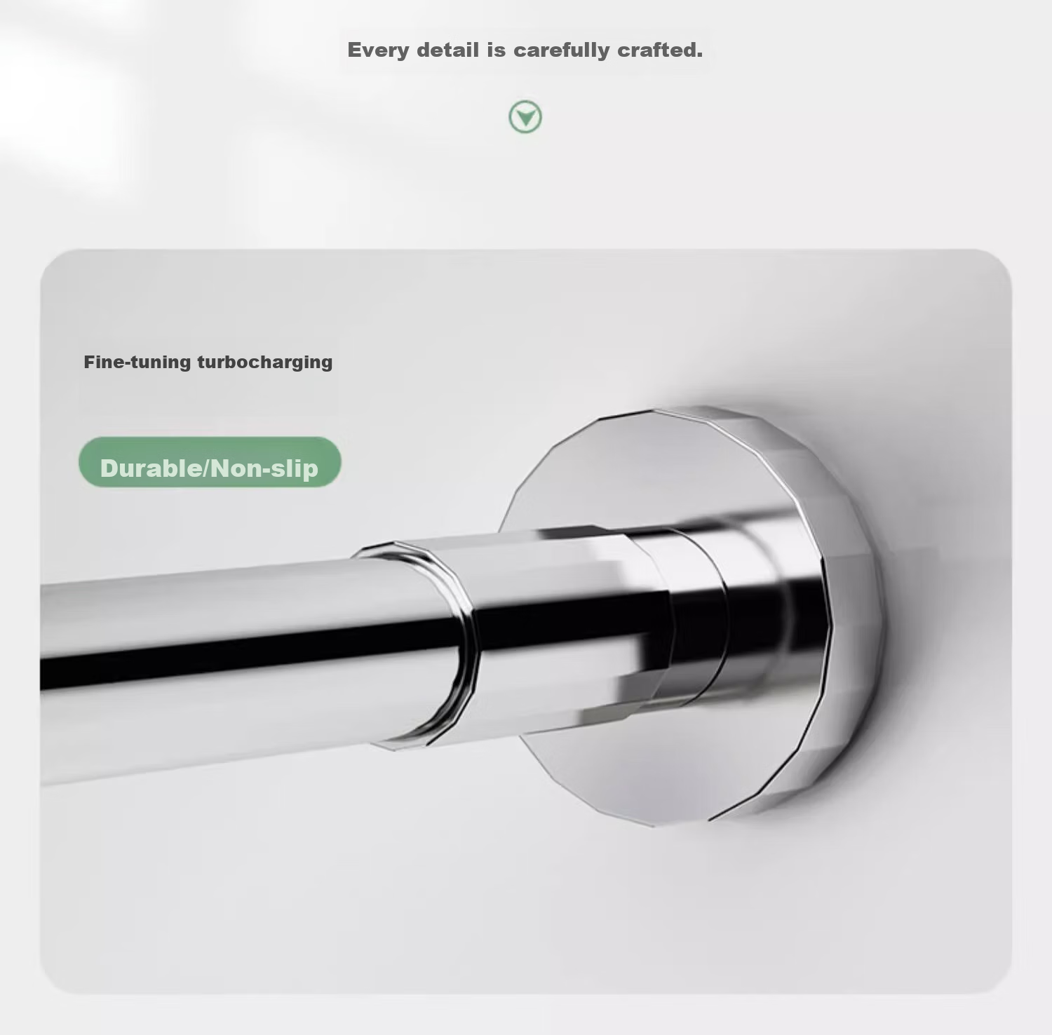 YOUQIN Retractable Drying Rod, No Drilling Required Support, Shower Curtain Rod, Bathroom Balcony Drying Rack, Roman Rod, Bathroom Curtain Rod 12