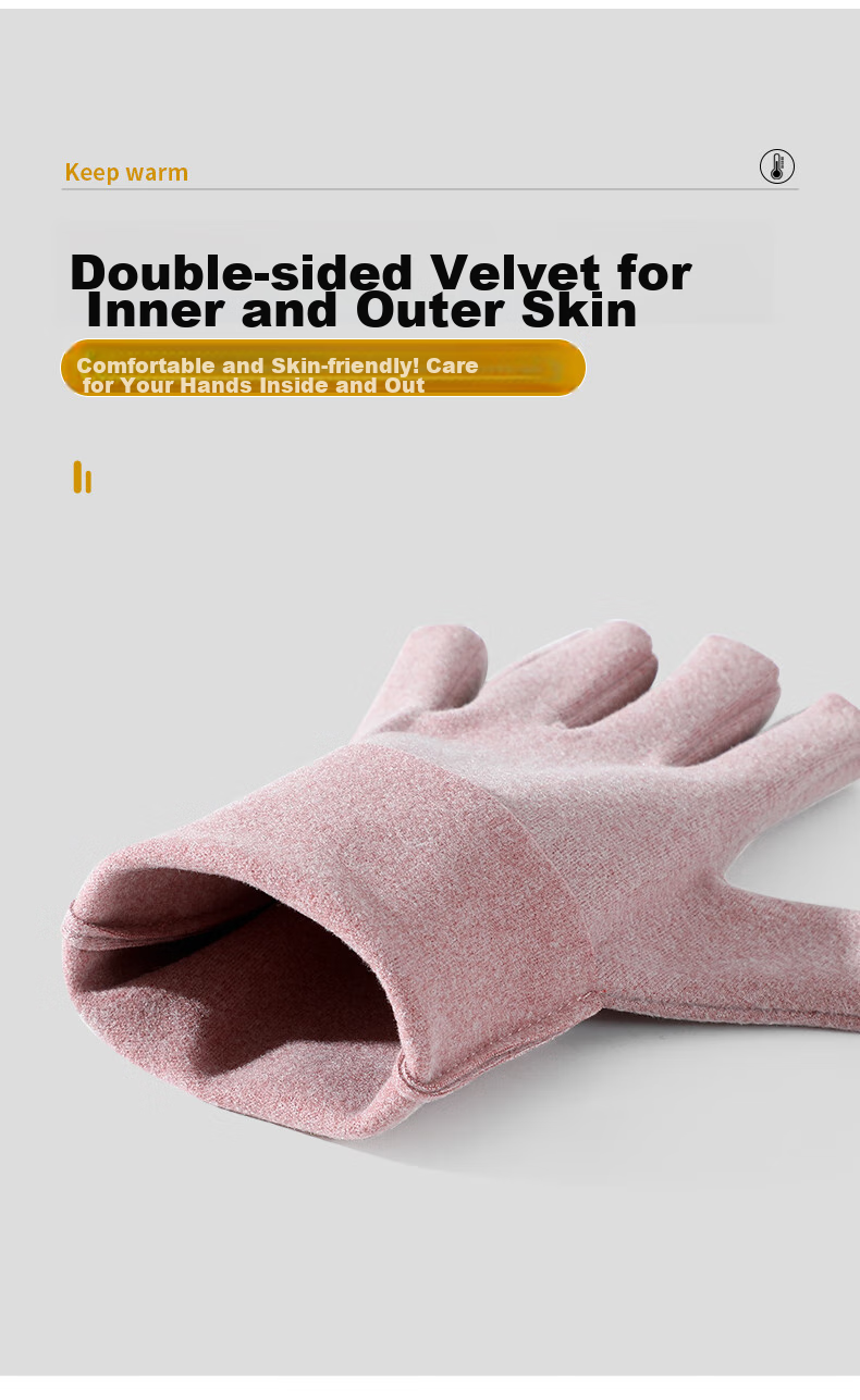 Nanjiren Women's Fingerless Gloves for Winter, Warm Driving Fleece-Lined Windproof Half-Finger Ladies Gloves N2E3X871812 Black 9