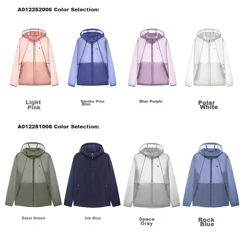 CAMEL Xiaoguangxin Sun Protection Jacket for Men, Outdoor Sun-Blocking Hooded Cool Fashion Casual Sun Protection Coat A012252006A 13