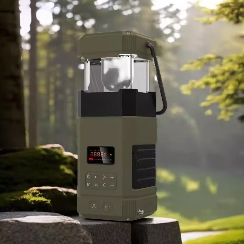 SHENYU Hand-Crank Radio Flashlight Multi-Functional Outdoor Camping Lamp High-End Emergency Rechargeable Wireless Bluetooth Speaker