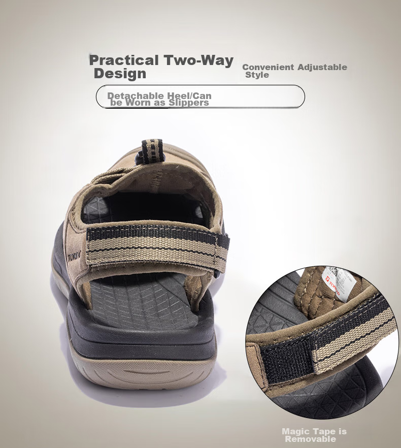 TOREAD Men's Beach Shoes, Lightweight Non-Slip Comfortable Breathable Closed-Toe Sandals, Outdoor Sports Water Shoes TFGGCM81990 3