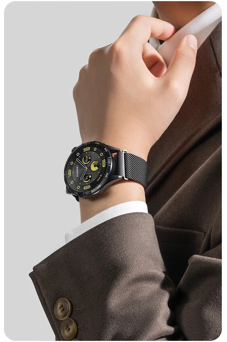 Baking Suitable for Huawei Watch Straps GT7/GT6/GT5/Pro/GT4 Milanese Metal Watch6/5/4/3/buds2, Unisex Original Box Packaging 15