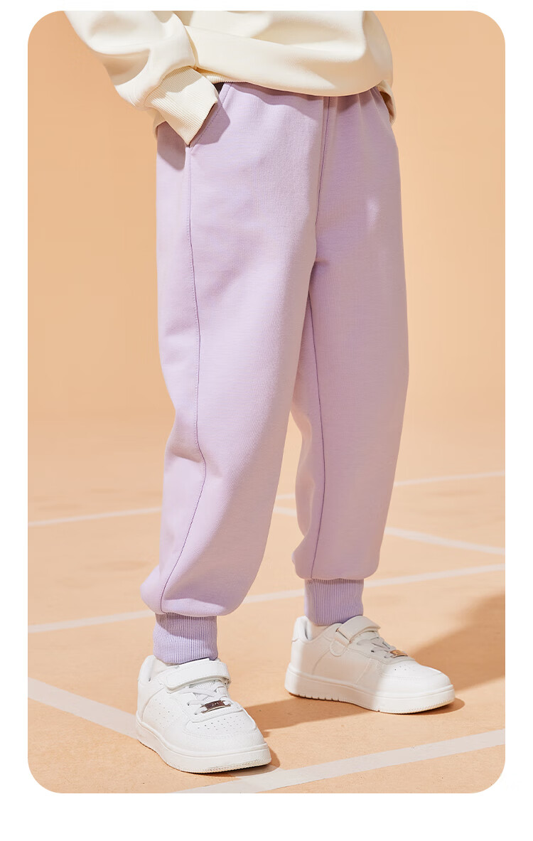 Baleno Boys' Pants, Fleece-Lined And Thickened, 2026 Children's Winter Clothing, Warm Lambswool Long Pants, Winter Style Kids' Sports Sweatpants 14