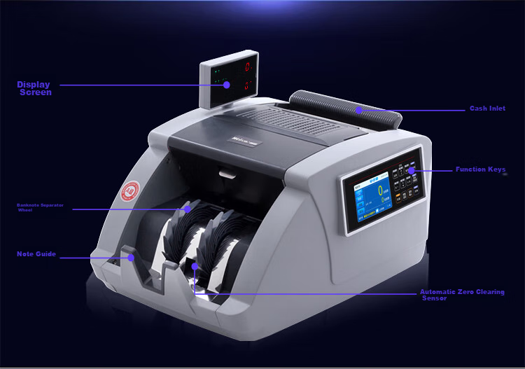 Weirong JBYD-N9 (Class A) Currency Counter with Image Recognition And Character Number Identification, Supports New RMB 6