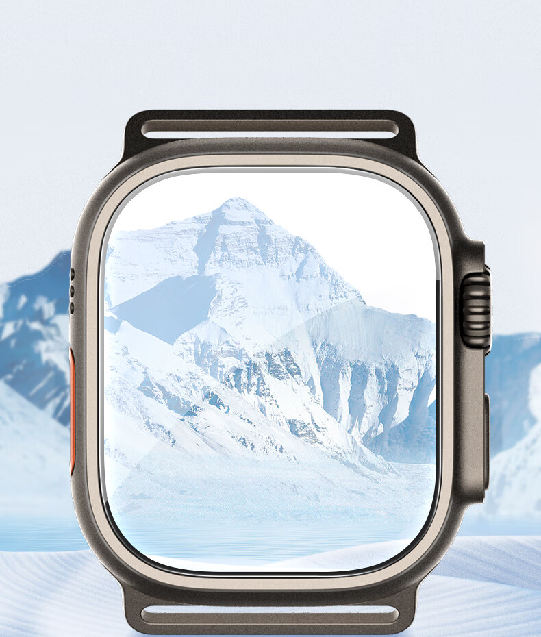 Lanxingxiansheng Compatible with Apple Ultra 4/ultra 3/ultra 2 Watch, 49mm Apple Watch Ultra Tempered Glass Screen Protector, HD Anti-Drop Anti-Scratch Protective Film 11