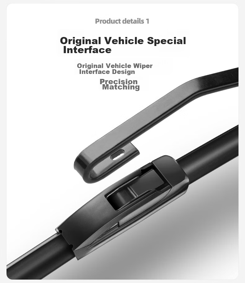 Deyun Dongfeng Citroen C3XR Windshield Wiper, Original Factory Parts, Boneless Rubber Strip, C3-XR Car Front Wiper Blade 10