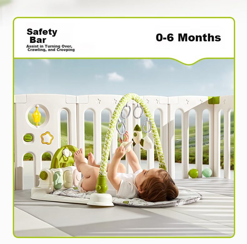 Babycare Fairy Garden Playpen Crawling Mat, Baby Indoor Safety Floor Protection Barrier, 180*200cm 9