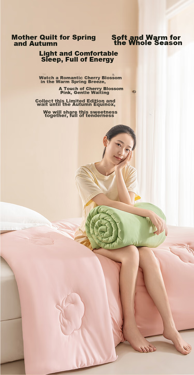 JD Original Cotton Comforter Set, Xinjiang First-Grade Cotton, Two-In Quilt for Winter, Approximately 6 Jin (3 Kg), 1.5x2m 11