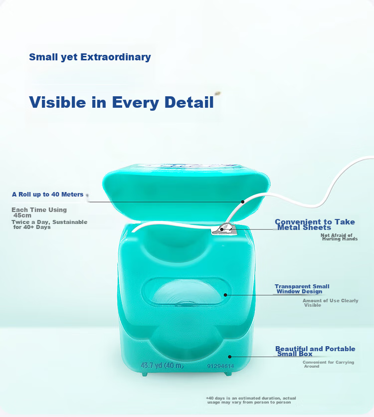Oral-B Micro-Wax Dental Floss, Ultra-Thin Smooth Flat Thread for Cleaning Teeth And Gums, Portable, 50 Meters, Sold by JD 12