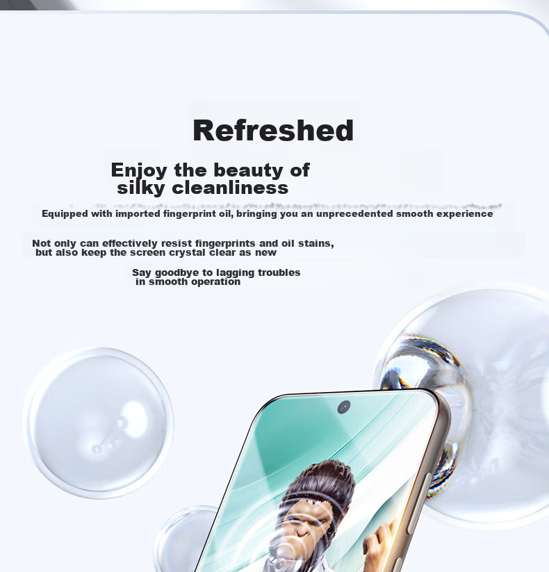 BLUEO [Class ZEISS T*AR Enhanced Transparency + 3D Large Arc Edge], Suitable for Huawei Pura70Pro Screen Protector, Pura70Pro+ Tempered Glass Film, Pura70Ultra Anti-Fingerprint Protective Film 12