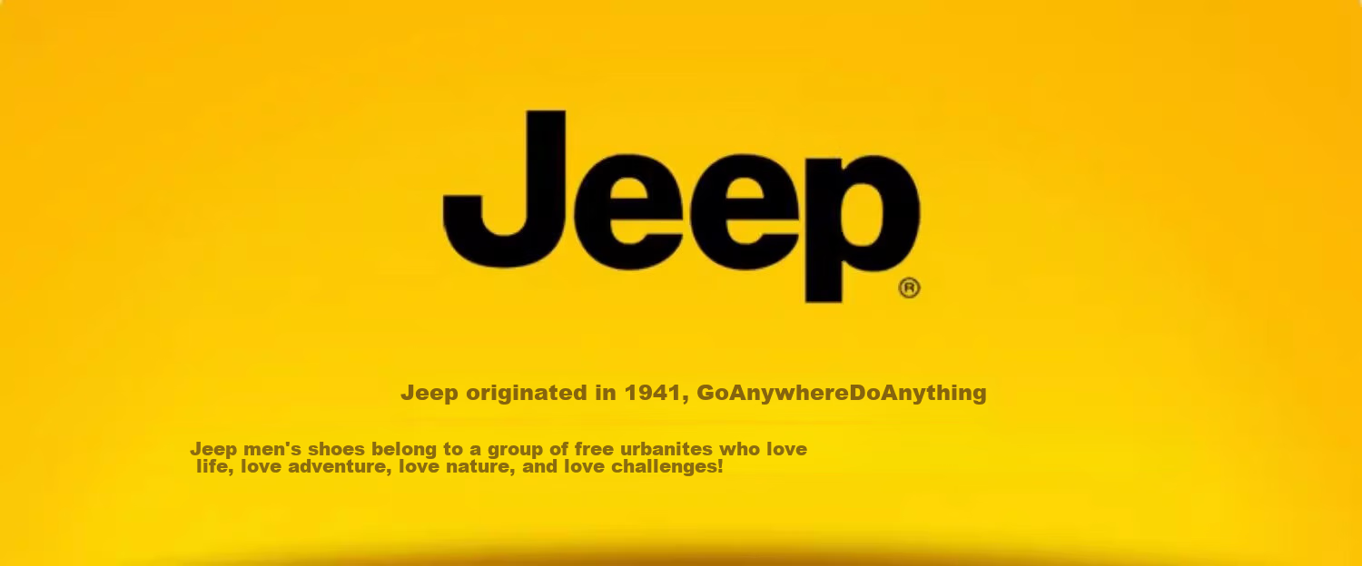 Jeep Martin Boots, Classic Retro Yellow Work Boots, Men's British Style Versatile Casual Fashionable Shoes 1