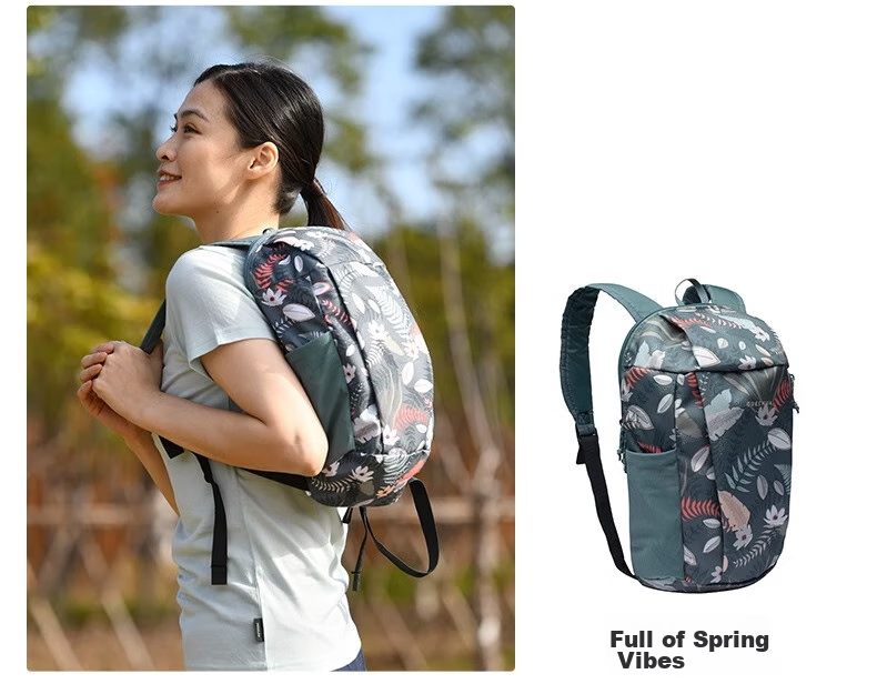 DECATHLON Men's And Women's Outdoor Travel Backpack, Hiking Backpack NH100, School Bag for Students And Children, 10 Liters, 4773405 12