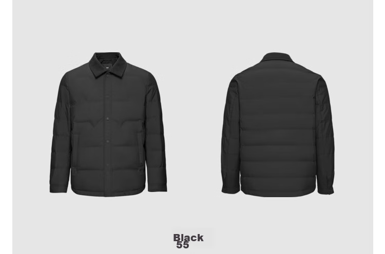 HLA Lightweight down Jacket for Men, Light Business Fashion Lapel Collar, 90% Down Coat for Men in Winter Seaso 19