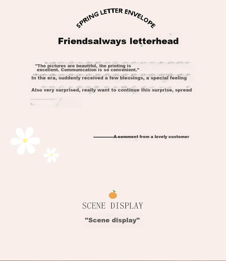 Shiluode Letter Paper And Envelopes for Students And Teachers, B5 Size, Children's Home Letters, Confession Letters, Small Clear Ribbon Pendant, Beautiful Set, 4 Sheets of Letter Paper, 2 Envelopes 6