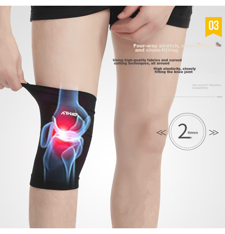 D&M Summer Women's Sports Knee Brace, Patella Meniscus Support for Running And Marathon, Japanese Import, Lightweight Design, Single Piece 6