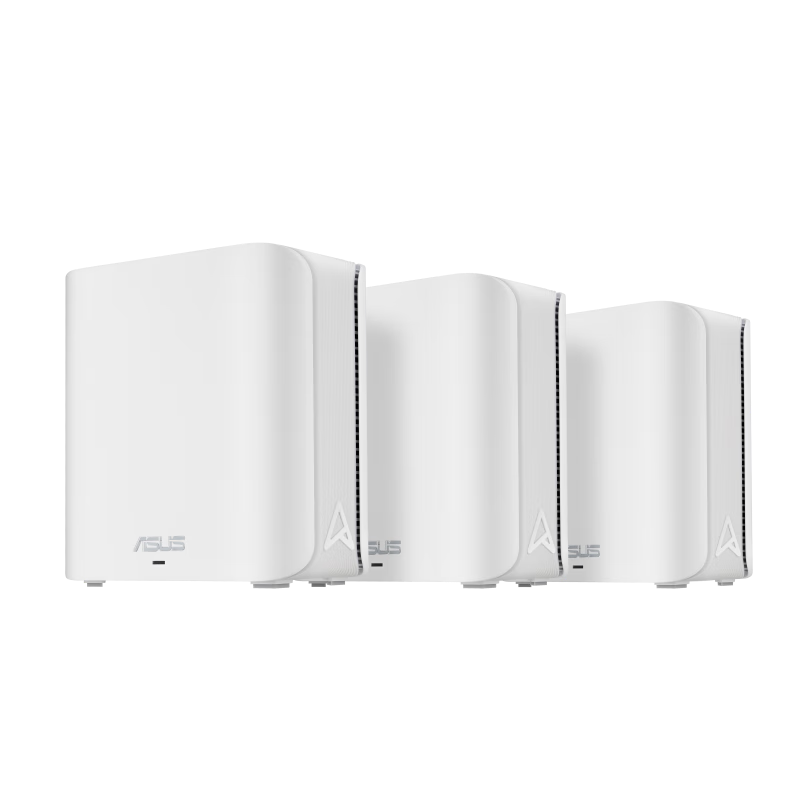 ASUS [Renovation Subsidy] Lingyao Magic Cube WiFi 7 Router Three-Piece Set, Home Wireless Gigabit Whole-House WiFi 7 Distributed Parent-Child Router, Aimesh Flexible Configuratio