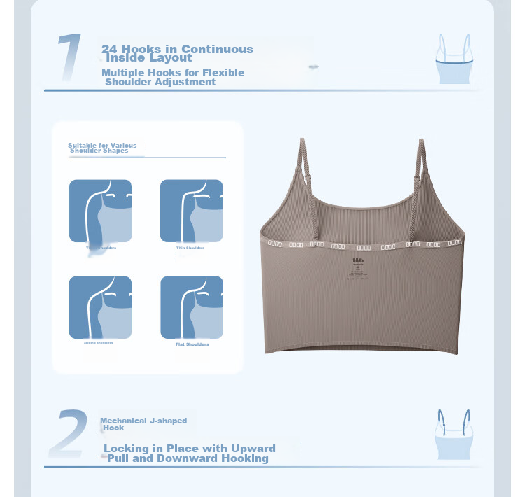 Beneunder Bra-In Camisole with Chest Pad for Women, Versatile Base Layer, Wearable as Outerwear, Beautiful Back Design, Cooling Feel, All-Season Versatile 11