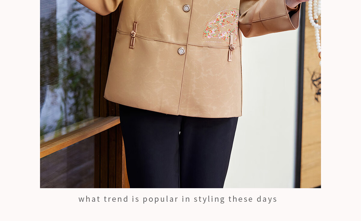 Yuzhaolin Mom's New Year Red Coat Middle-aged and Elderly Women's Spring and Autumn Windbreaker Short Jacket Y243U2013 19