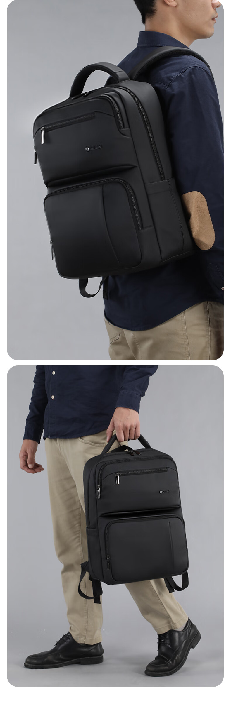 Lehuolvxing Backpack, Men's Travel Bag, Large Capacity Business Travel Bag for Men, Commuter Laptop Bag for Travel And Commuting 13