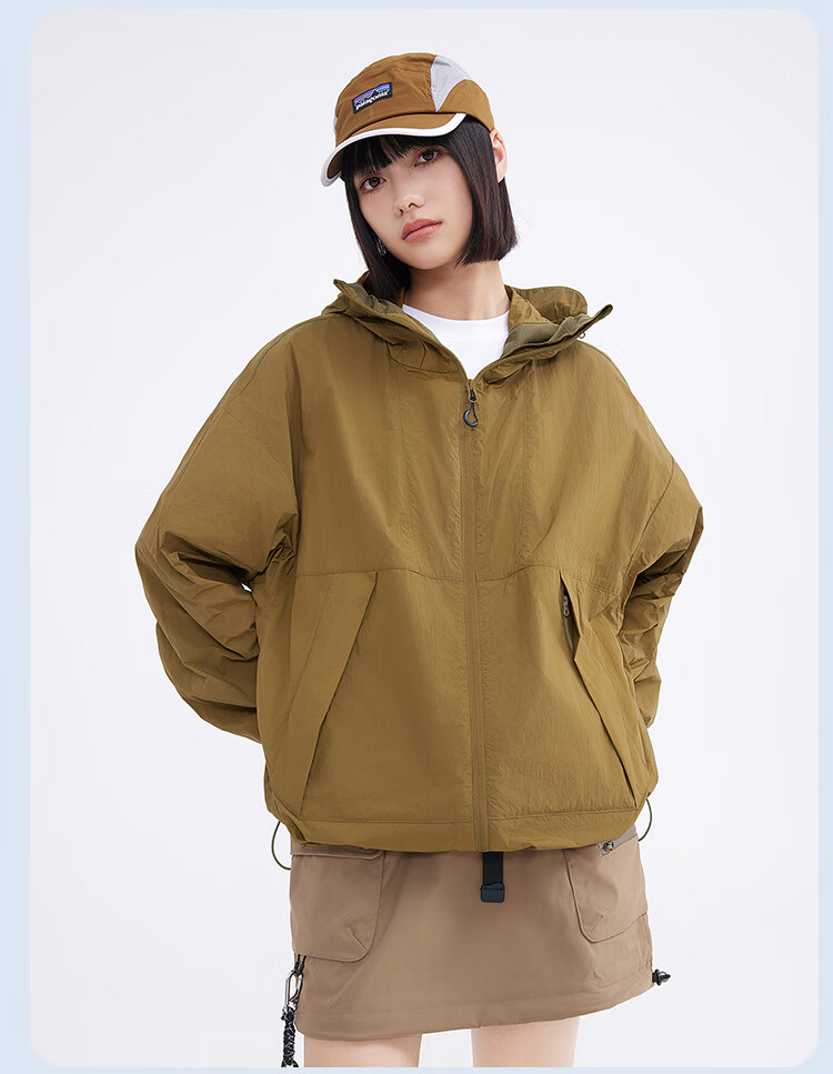 JD Original UPF170+ Ultra-Light Original Yarn Sun Protection Clothing, Outdoor Sun Protection Garment, Cool And Breathable Jacket, Skin Coat for Men And Women, Coffee 3XL 30