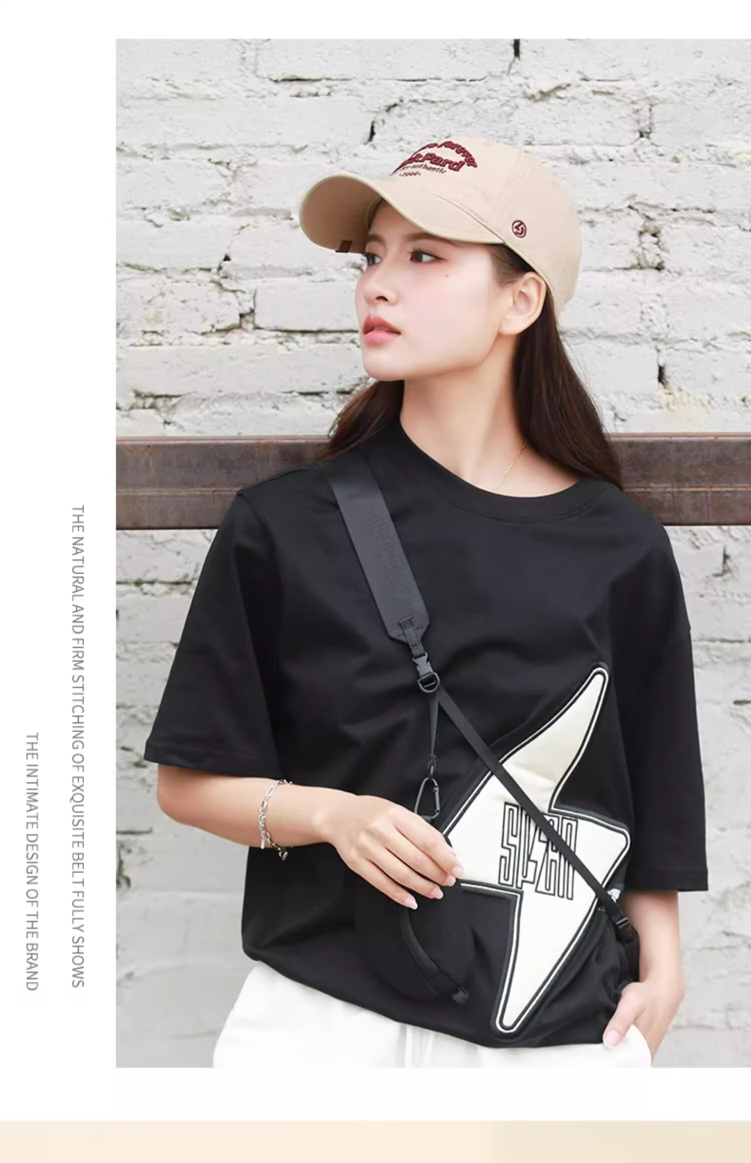 LACKPARD Women's Korean Style New Elastic Baseball Cap High-End Versatile Black Sunshade Hat 9