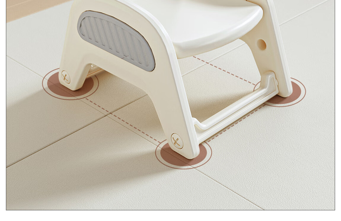 Babyviva Children's High Chair, Baby Dining Chair, Small Stool, Thickened Chair, Kindergarten Backrest Chair, Thickened Stable Non-Slip Home Use Chair 9