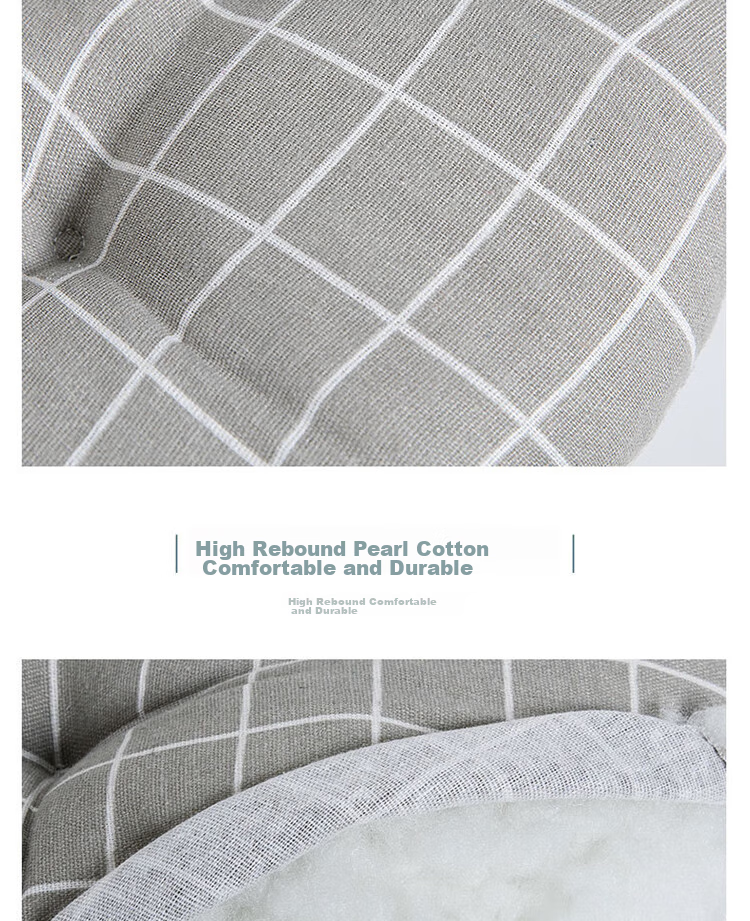 Gongxun Four Seasons Thickened Cotton And Linen Seat Cushion for Office Long Sitting Chair Pad Tatami Chair Cushion Student Butt Pad - Deer Little Tree 7