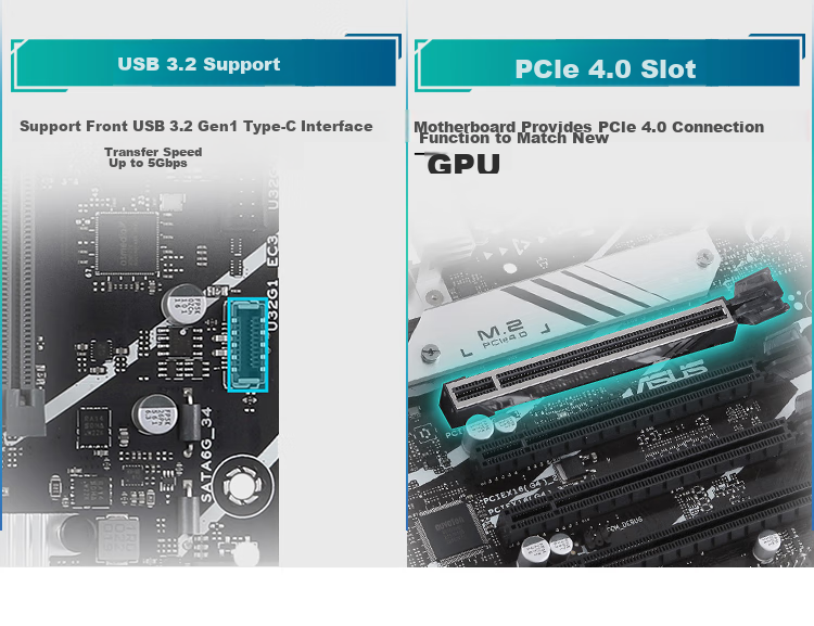 ASUS PRIME B760M-A WIFI D4 Motherboard, Compatible with CPU 14600KF/12600KF/12490F (Intel B760/LGA 1700) 13