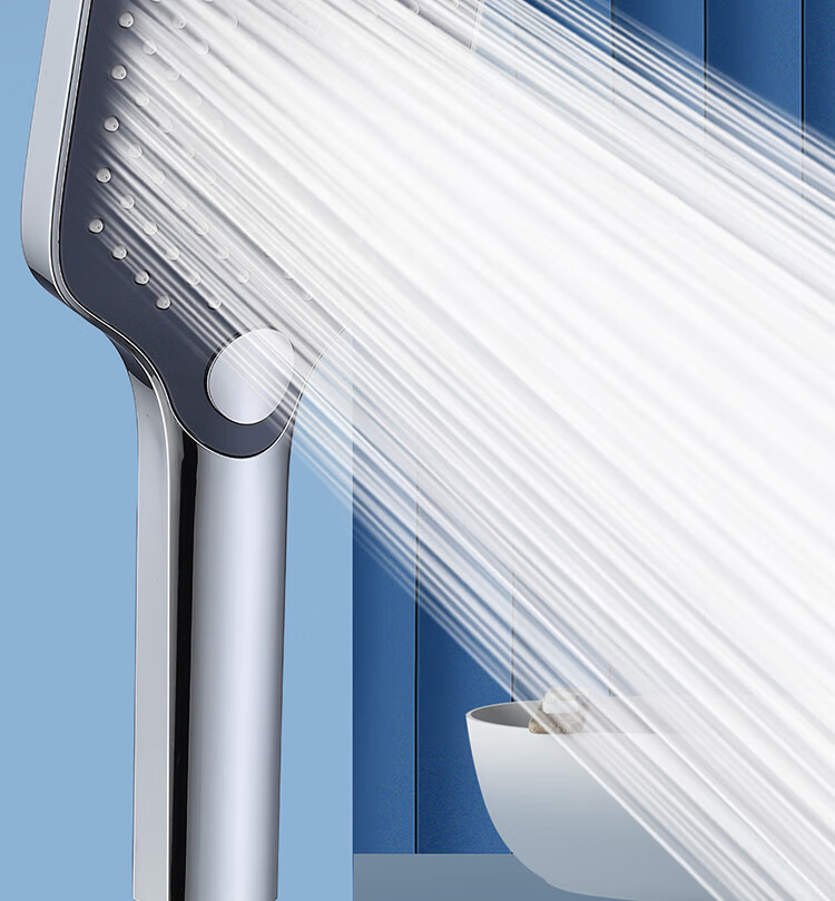 Larsd Handheld Shower Set, Three-Position Adjustable Shower Head, Bath Spray Head, High-Pressure Shower Head Two-Piece Set LD3413 2