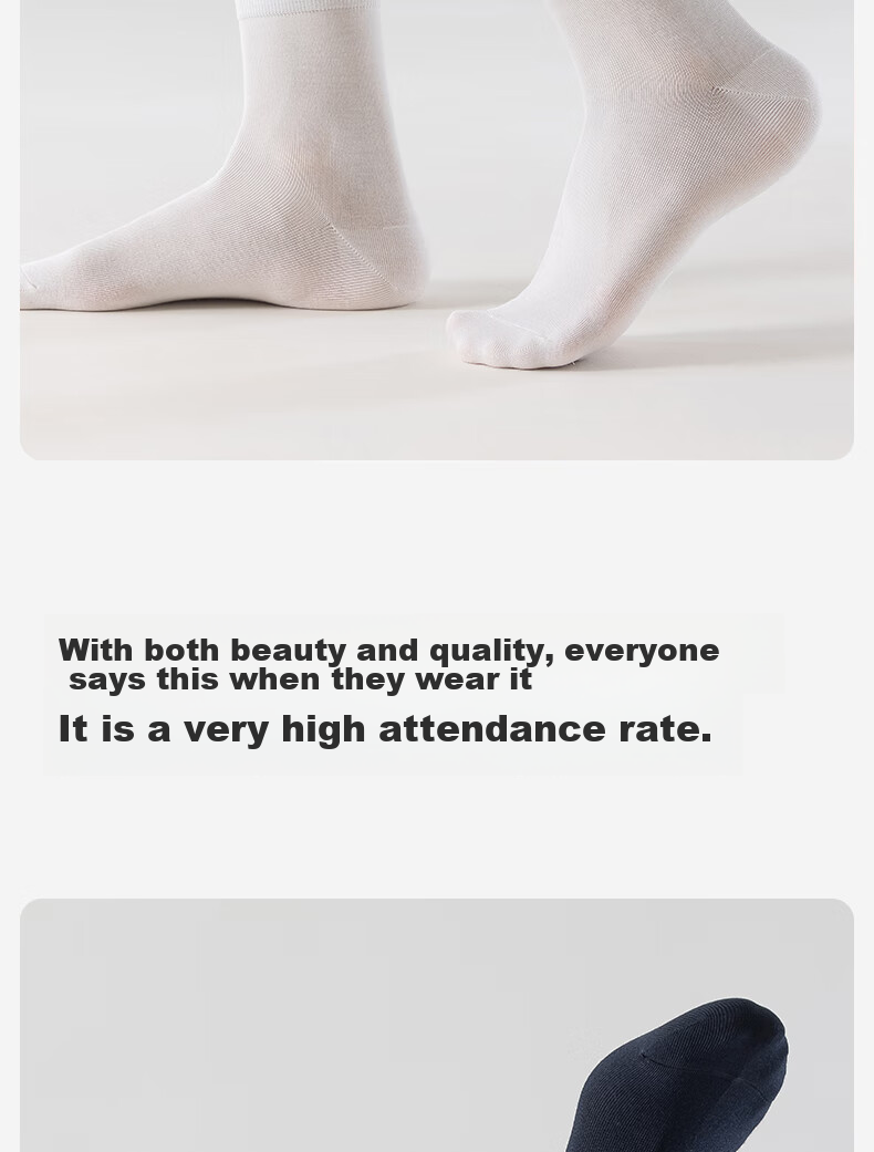 THREEGUN [Jian Series] Modal Men's Socks, 10A Antibacterial, Odor-Resistant, Wear-Resistant Socks, Mid-Calf Length, Smooth And Sweat-Absorbing 13