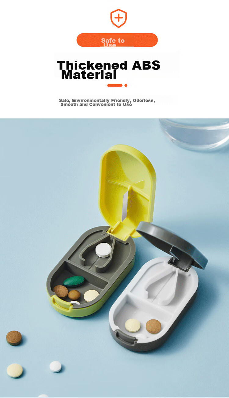 Daisy Leaf Large Print 21-Compartment Weekly Pill Organizer for Seniors, Morning Noon Evening Portable Medicine Box with 7-Day Divider 6