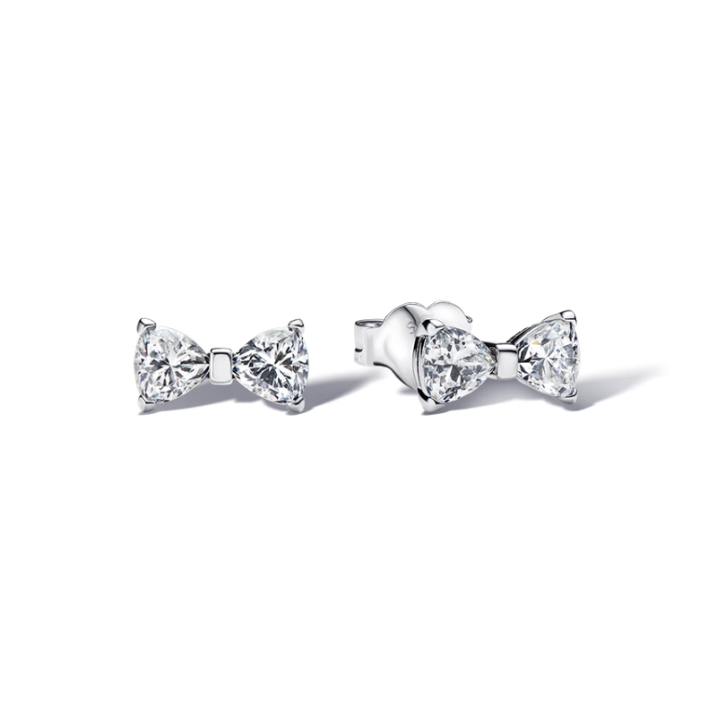 Pandora Shimmering Star Stud Earrings, Exquisite Design Birthday Gift for Girlfriend