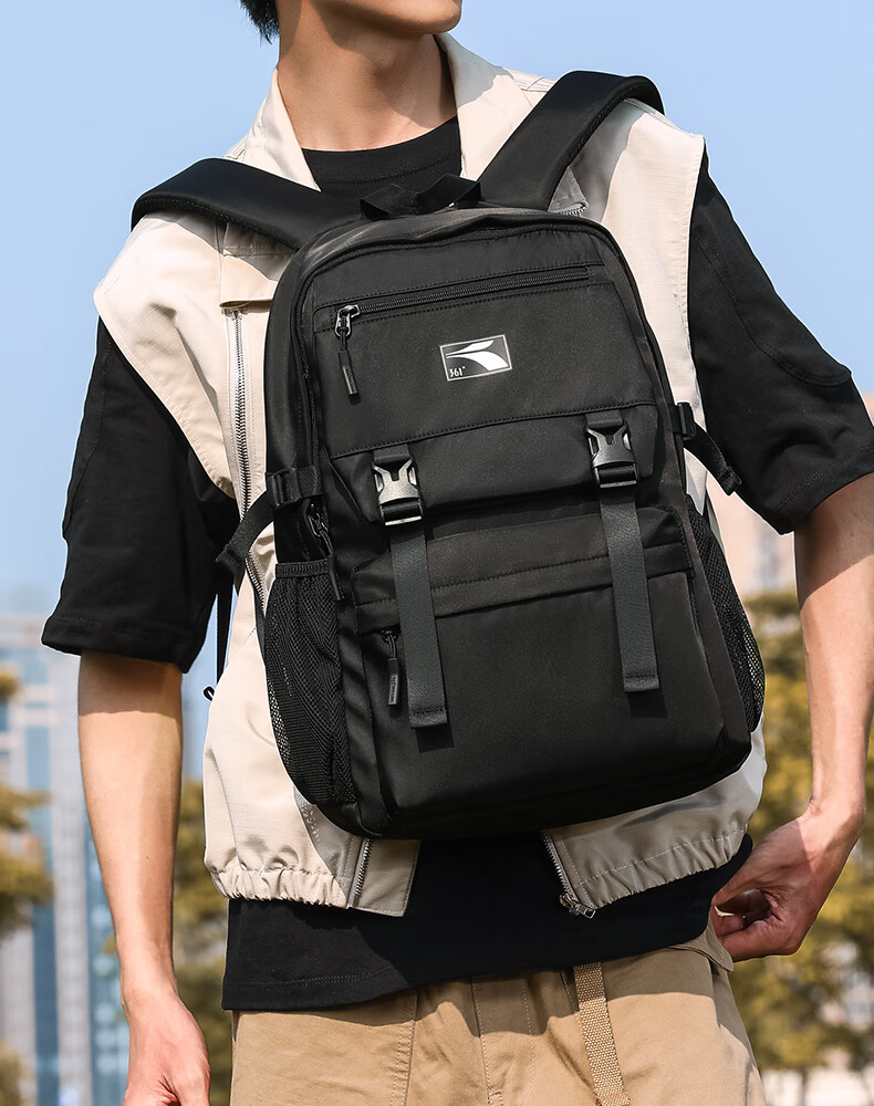 361° Backpack for Men And Women, Large Capacity Business Travel Backpack, Lightweight Water-Resistant School Bag for Middle And High School Students, Black 13