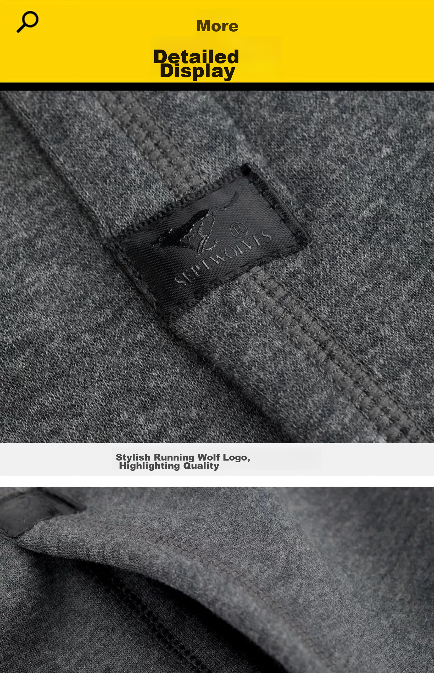 SEPTWOLVES [320g] Fleece-Lined Thermal Pants, Autumn And Winter Thickened Long Johns, Men's Warm Thick Inner Wear Fleece Pants 25
