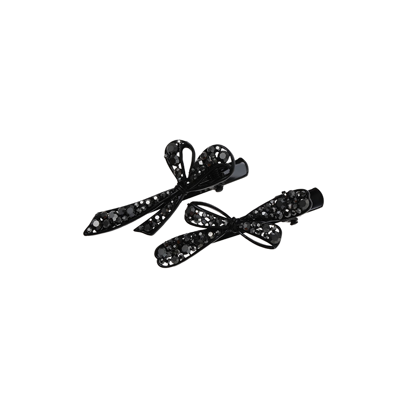 CHIMERA 2-Piece Bow Edge Hair Clip Bangs Fragment Hairpin Duckbill Clip Hair Accessories for Women Birthday Gift