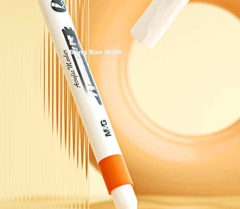 M&G Stationery 24-Color Acrylic Markers Children's Student Watercolor Pens Drawing Pens Waterproof Hand-Drawn Guka Doodle Birthday Graduation Gift APMT3308 11