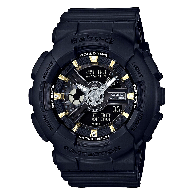 Casio Women's Watch, BABY-G Water-Resistant Sports Student Digital Smart Watch, Japanese And Korean Style, Gift for Girlfriend, BA-110XGA
