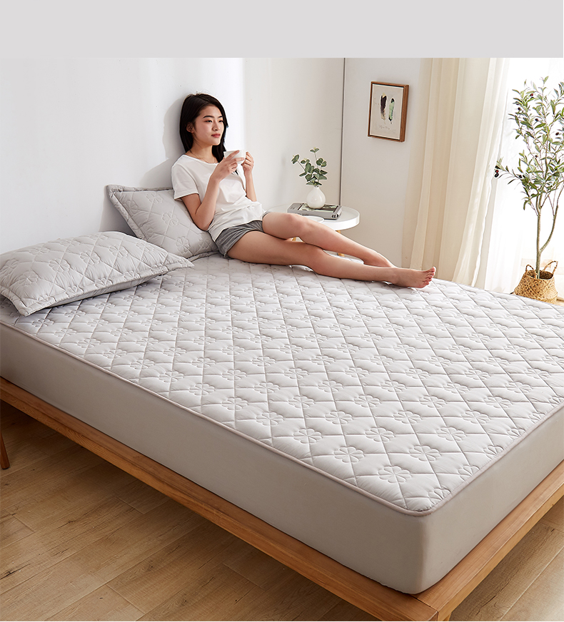 Hengyuanxiang Single Bed Mattress Protector, Class A Thickened, Washable, Non-Slip, Double Bed Cover, Mattress Cover, 180*200cm 19