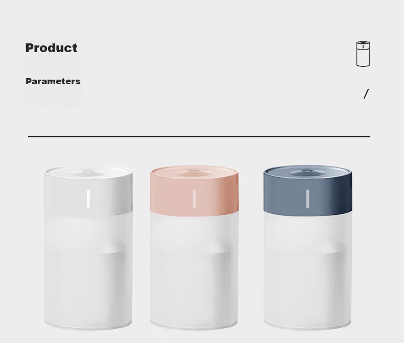 Kelleia Humidifier Mini Portable Creative Humidifier for Home, Car, Desk, Office, Bedroom, Dormitory Pink 18