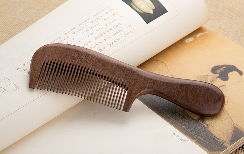 Ziyunshuxiang Colored Ebony Wood Comb Gift Box, Birthday Present for Girlfriend, Wife, Female Friend, Or Elders, LSF-9 4
