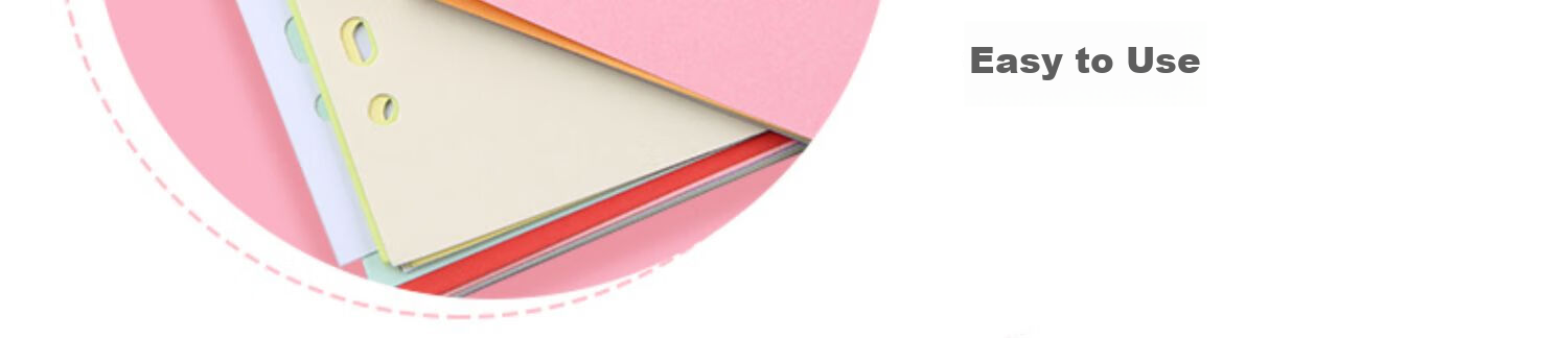 Touch Fish A4 Colored Paper, 12 Pages with 11 Holes, Index Paper, Colorful Divider Paper, 12 Colors of Classification Paper, Divider Paper with Holes, 12 Colors of Punched Paper 3