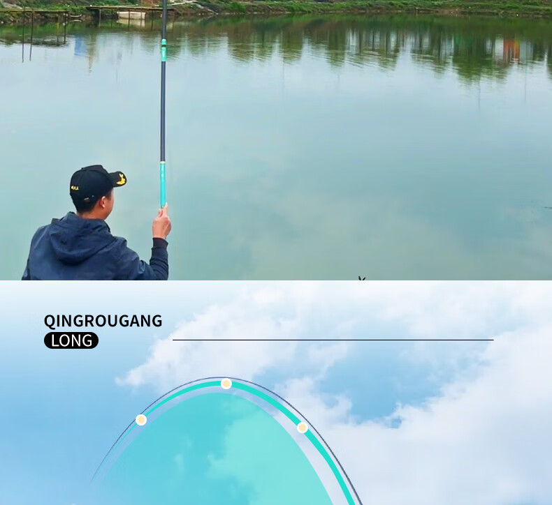 Diaoyuwang Lightweight Dragon Year Commemorative Edition Ultra-Hard Thin Fishing Rod for Carp And Wild Fishing 4