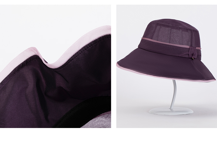 Shanghai Gushi Silk Hat for Women, Summer Mulberry Silk UV Protection Fisherman Hat, Foldable Wide Brim Sun Hat, Mother's Day Gift 14