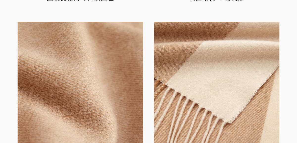 Wanshili Cashmere Scarf, Autumn And Winter Warm Neck Warmer, Fashionable Shawl for Men And Women, Gift for New Year And Holiday Season, Gift Box - Fenghua Ji 54