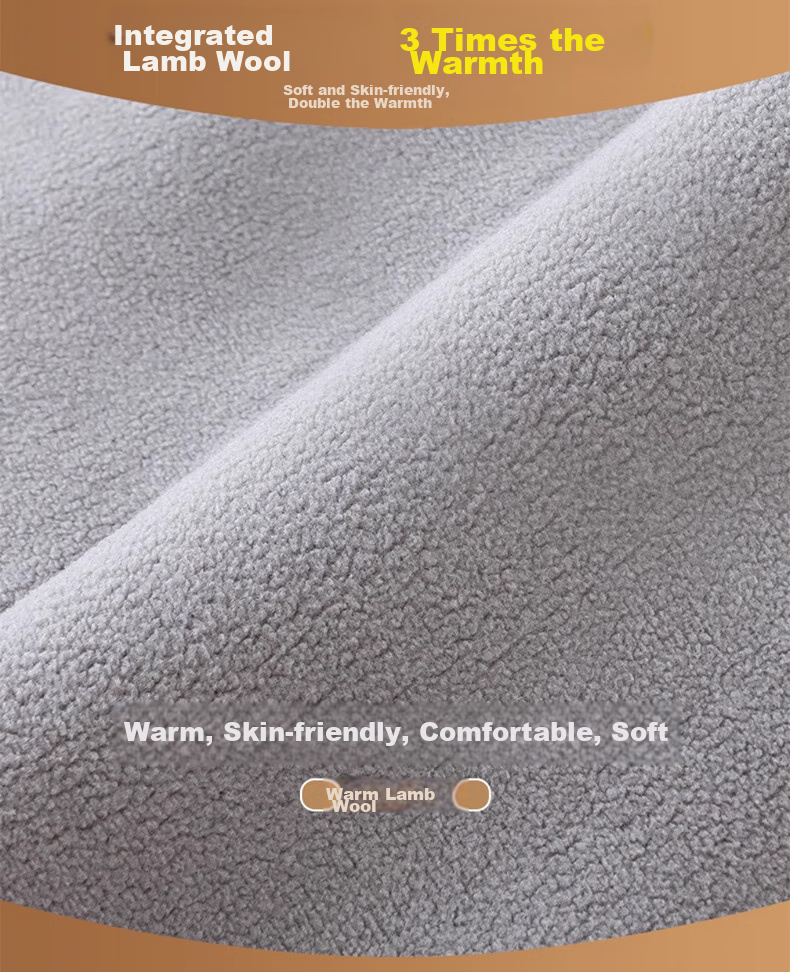 LangSha Thermal Underwear for Men [2026 Fall New Arrival], Fleece-Lined Thick Graphene Knee Protection Base Layer Pants, Extra Thick Cotton Pants for Northeast China 8