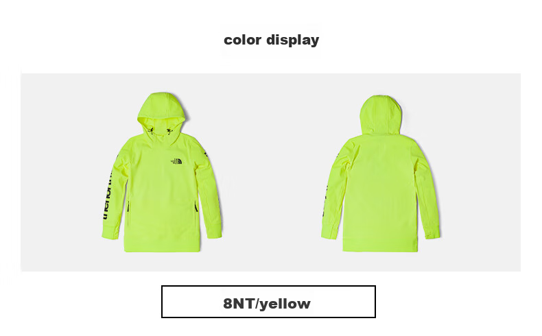 The North Face Knitted Sweatshirt for Women, Outdoor Windproof And Warm Pullover 7UUK, Black/ORN, Size S 18