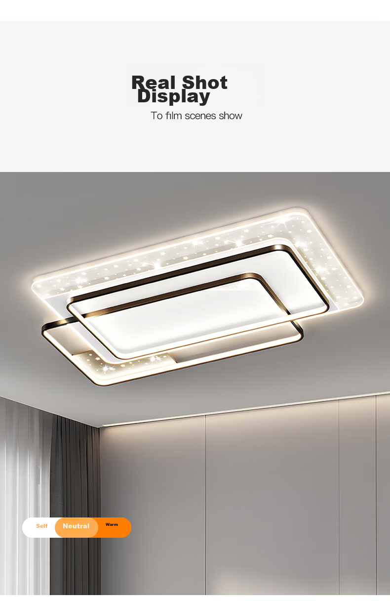 MICOE Bedroom Light, Modern And Simple, Stylish LED Ceiling Light, Main Light for Bedroom, Dining Room, And Living Room, Zhongshan Lighting Fixture 30